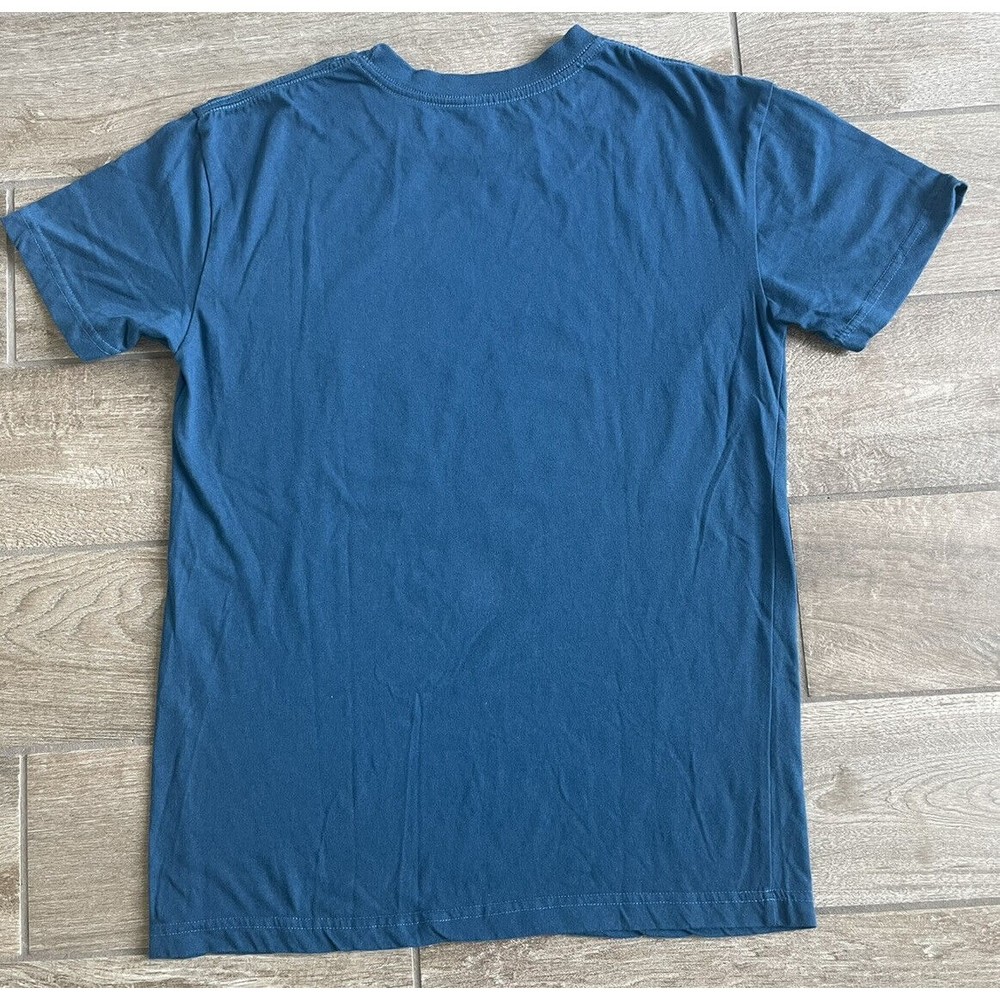 2013 Coca Cola Blue T Shirt Adult Size Medium Made From Recycled Bottles - Picture 2 of 5